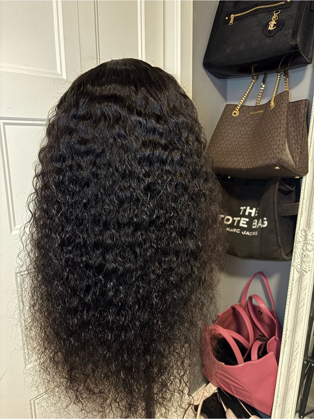 26” Natural Black Deep Wave Human Hair Wig - @bizouhair